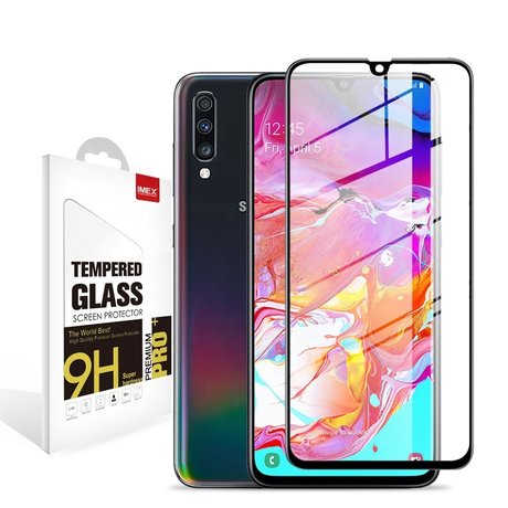 6D&9D Цялостен – Стъклен протектор за Samsung с черна ивица