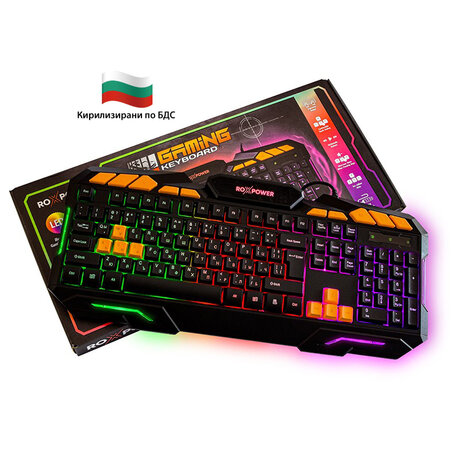ГЕЙМИНГ КЛАВИТУРА ROXPOWER G-8100 GAMING LED