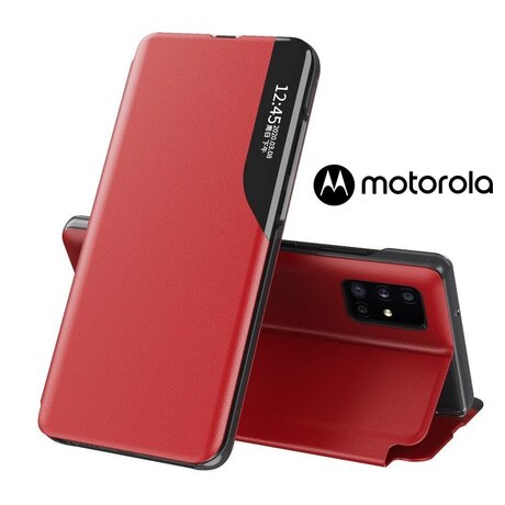 СМАРТ КАЛЪФ от Еко Кожа за Moto Eco Leather Smart View Case